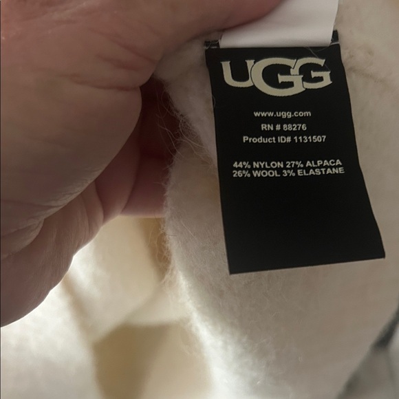 UGG Women's Soft Cream Cowl Neck Sweater - Picture 9 of 10